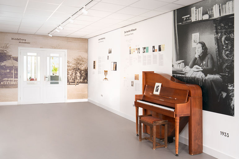 Grafische Gestaltung, Museum, Mittelburg, Szenografie, Exhibition Design, Raumdesign Jüdisches Museum, Aufarbeitung, Jewish History, EHOC, 