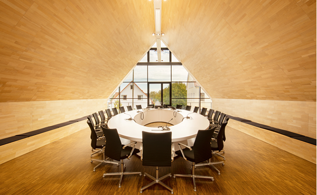 Rathaus, Ratssaal Kirchentellinsfurt, Riehle+Assoziierte, Umbau, Anbau, Zeeb + Frisch, Architektur, Architekturfotografie, 