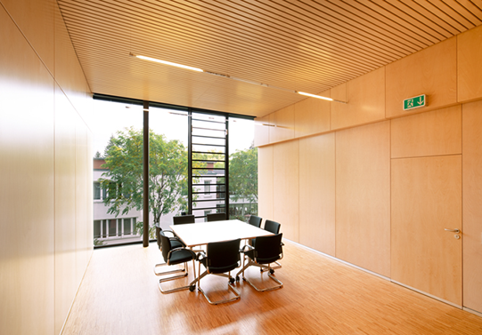 Rathaus Dußlingen, Gemeinde Dußlingen, Zeeb + Frisch, Glück + Partner GmbH, Freie Architekten BDA, Hugo-Häring, Ingenieurg, Architektur,